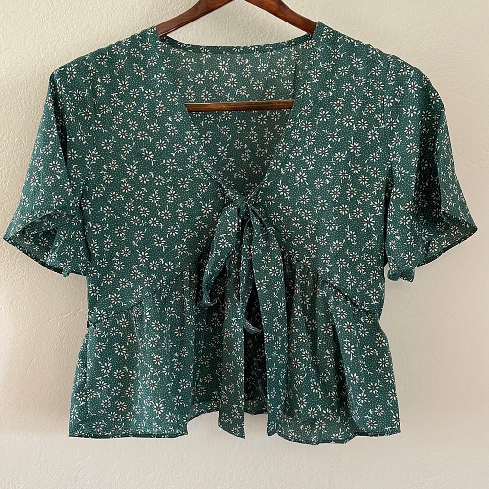 Floral crop top